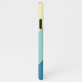 Coque iPhone 11Pro Max Custom Seafoam Blue Turquoise Aqua Turquoise Strip (Côté droit)
