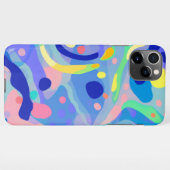 Coque iPhone 11Pro Max Cute Abstrait Pastel Neon Motif répétitif (Dos Horizontal)