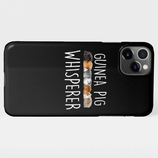 Coque iPhone 11Pro Max Cute Guinée (Dos Horizontal)