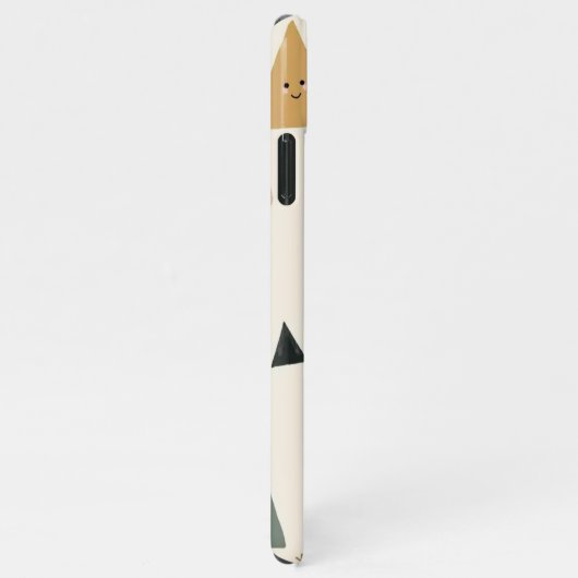 Coque iPhone 11Pro Max Cute Minimalist Faces Phone Case (Côté droit)