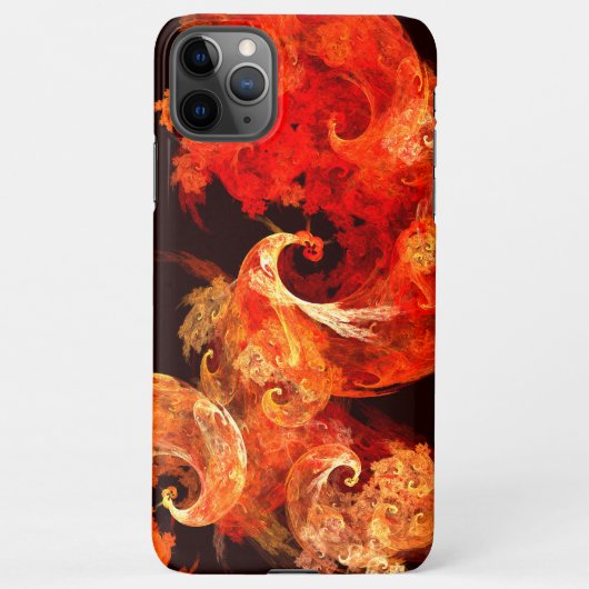 Coque iPhone 11Pro Max Danse Feux d'artifice Art Abstrait brillant (Dos)