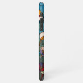 Coque iPhone 11Pro Max Design de fleurs en verre tendu (Côté gauche)