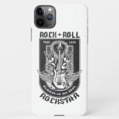 Coque iPhone 11Pro Max Design Guitar Rock (Dos)