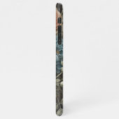 Coque iPhone 11Pro Max Dessin botanique classique chic Rose (Côté gauche)