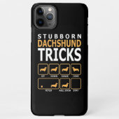 Coque iPhone 11Pro Max Don de chien | Tucs Dachshund têtus (Dos)