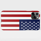 Coque iPhone 11Pro Max Drapeau américain 2 (Dos Horizontal)