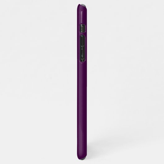 Coque iPhone 11Pro Max Eggplant Purple Solid (Côté gauche)