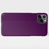 Coque iPhone 11Pro Max Eggplant Purple Solid (Dos Horizontal)