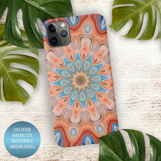 Coque iPhone 11Pro Max Elégant Art Moderne Abstrait de Bohême Mandala