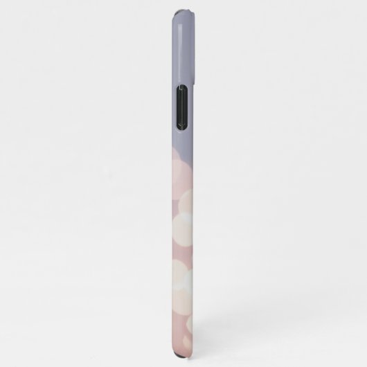 Coque iPhone 11Pro Max Elegant Bokeh Parties scintillant violet rose Nom (Côté droit)