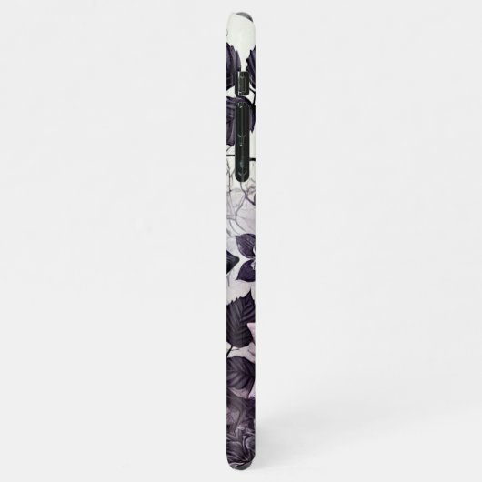 Coque iPhone 11Pro Max Elégant classique Rose Art Art Art Botanique (Côté gauche)