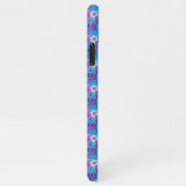 Coque iPhone 11Pro Max Elegant floral pattern in purple tones (Côté droit)