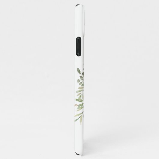 Coque iPhone 11Pro Max Élégant Moderne Monogramme Or Verdure (Côté droit)