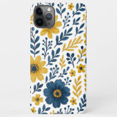 Coque iPhone 11Pro Max Élégant Motif d'art floral méditerranéen (Dos)