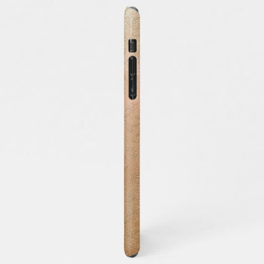 Coque iPhone 11Pro Max Élégant Rose Gold Botanical Offset Monogramme (Côté gauche)