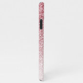 Coque iPhone 11Pro Max Élégant Rose Parties scintillant or Girly Monogram (Côté droit)