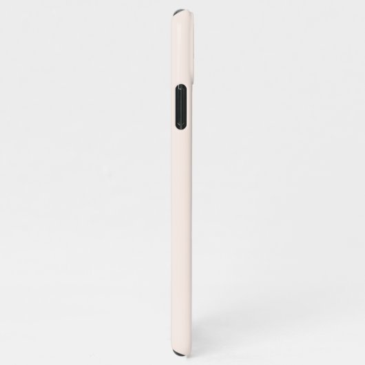 Coque iPhone 11Pro Max Élégant script clair nom rose clair monogramme (Côté droit)