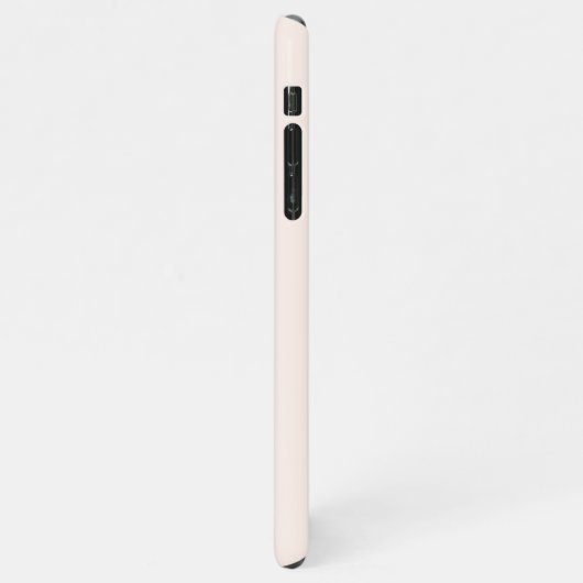 Coque iPhone 11Pro Max Élégant script clair nom rose clair monogramme (Côté gauche)