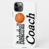 Coque iPhone 11Pro Max Entraîneur de basket-ball (Dos)