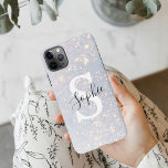 Coque iPhone 11Pro Max Étincelle de Parties scintillant moderne | Persona<br><div class="desc">Étincelle de Parties scintillant moderne | Fille initiale personnelle</div>