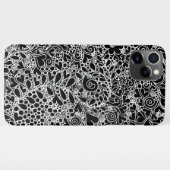Coque iPhone 11Pro Max Étui de téléphone à motif botanique complexe (Dos Horizontal)
