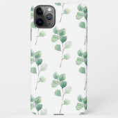 Coque iPhone 11Pro Max Eucalyptus Motif vert (Dos)
