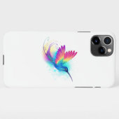 Coque iPhone 11Pro Max Exotic Rainbow Hummingbird (Dos Horizontal)