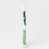 Coque iPhone 11Pro Max Feuilles tropicaux pour les cas téléphoniques (Côté droit)