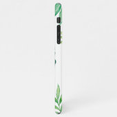 Coque iPhone 11Pro Max Feuilles tropicaux pour les cas téléphoniques (Côté gauche)