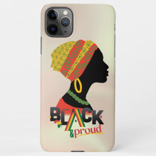 Coque iPhone 11Pro Max Fille Africaine Américaine Noire Et Fière