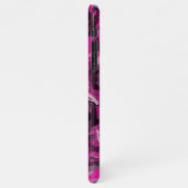 Coque iPhone 11Pro Max Fils roses, noirs, blancs et gris (Côté gauche)