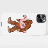 Coque iPhone 11Pro Max Flamant rose Bigfoot (Dos Horizontal)