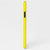 Coque iPhone 11Pro Max Fleur Jaune Scroll Polka Dot Personnalisé (Côté droit)
