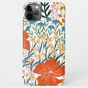 Coque iPhone 11Pro Max Fleur sauvage Motif sans couture