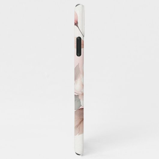 Coque iPhone 11Pro Max Fleurs Aquarelles Sophistiquées Classiques (Côté droit)
