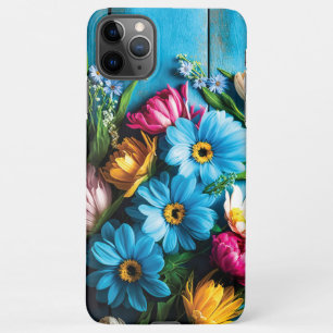 Coque iPhone 11Pro Max Fleurs colorées