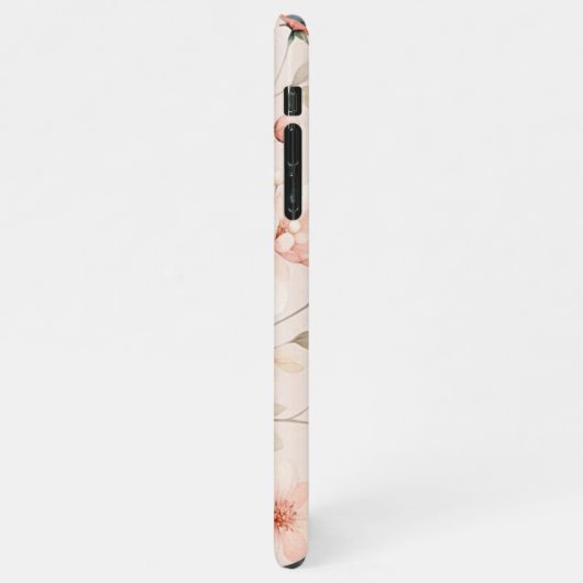 Coque iPhone 11Pro Max Fleurs d'aquarelle élégantes et délicates (Côté gauche)