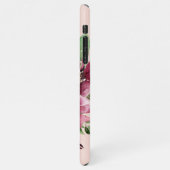 Coque iPhone 11Pro Max Fleurs d'aquarelle modernes Monogrammes (Côté gauche)
