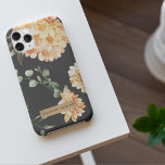 Coque iPhone 11Pro Max Fleurs Jaunes Modernes & Cadeau Personnalisé Kraft<br><div class="desc">Cette belle aquarelle moderne fleurie design avec des fleurs jaunes lumineuses et joyeuses disposées dans un joli bouquet. L'oeuvre est réalisée à l'aide du support délicat et translucide de l'aquarelle, qui donne aux fleurs une qualité douce et rêveuse. Le design peut être personnalisé avec un nom de votre choix, ce...</div>