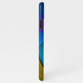 Coque iPhone 11Pro Max Floral moderne Art Abstrait rose Bleu Motif #17 (Côté droit)