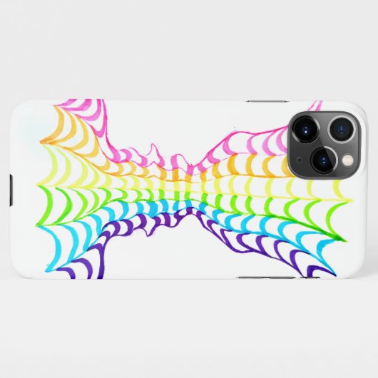 Coque iPhone 11Pro Max Fontaine d'amour arc-en-ciel (Dos Horizontal)