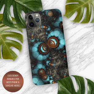 Coque iPhone 11Pro Max Funky Modern Eclectic Fractals Art Motif