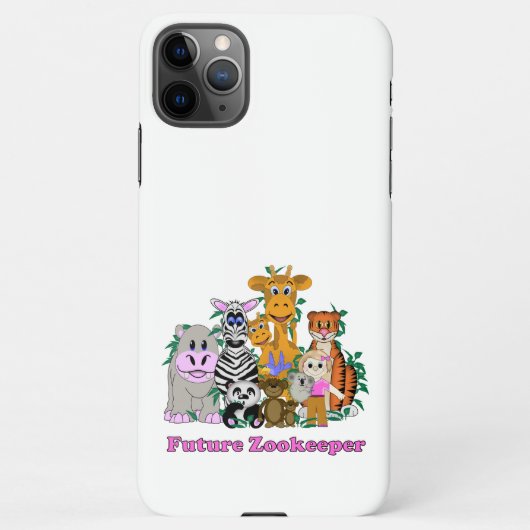 Coque iPhone 11Pro Max Futur coque iphone de fille Zookeeper (Dos)