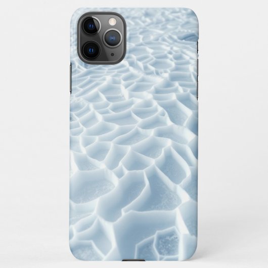 Coque iPhone 11Pro Max Géométrie Gelée : Le Paysage Crystallié (Dos)