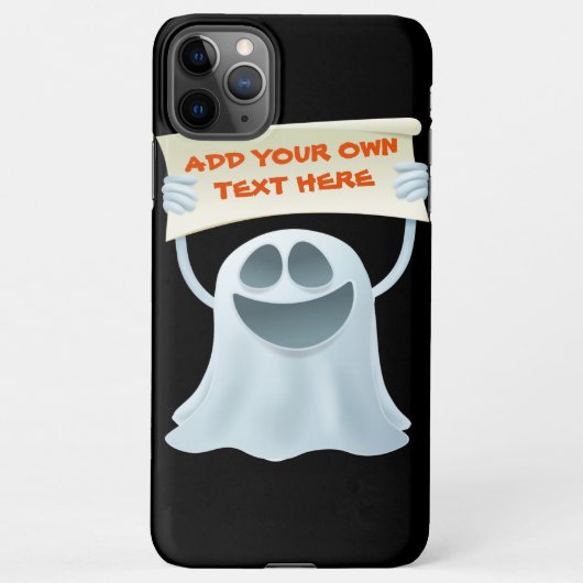 Coque iPhone 11Pro Max Ghost holding text  (Dos)