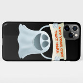 Coque iPhone 11Pro Max Ghost holding text  (Dos Horizontal)