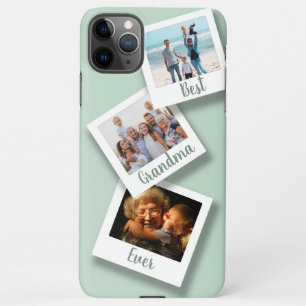 Coque iPhone 11Pro Max Girly Mint Green Meilleur grand-mère Jamais Collag