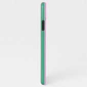 Coque iPhone 11Pro Max Green Stripes and Soft Pink iPhone 11 Pro Max Case (Côté droit)