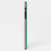 Coque iPhone 11Pro Max Green Stripes and Soft Pink iPhone 11 Pro Max Case (Côté gauche)