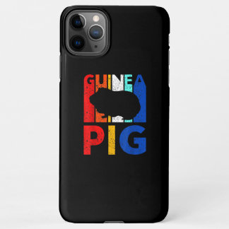 Coque iPhone 11Pro Max Guinea Pig - Vintage I Love My Guinea Pig